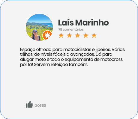 Espaço offroad para motociclistas e jipeiros. Várias trilhas, d